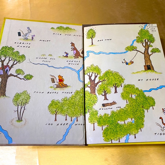 WALT DISNEY’S VTG 70’s WINNIE THE POOH AND TGGER TOO HARDCOVER STORY BOOK - Picture 3 of 14